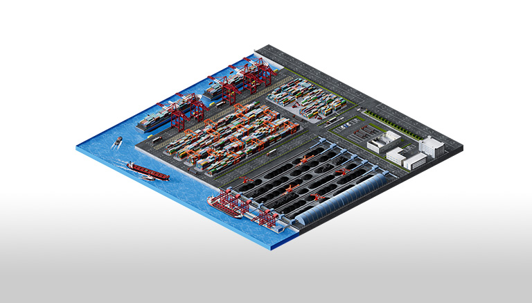 Solution de contr&ocirc;le de s&eacute;curit&eacute; intelligente pour les douanes et les ports